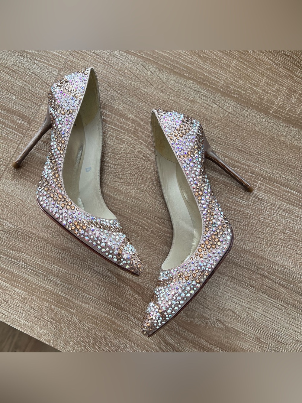 Stuart Weitzman Bedazzled Heels